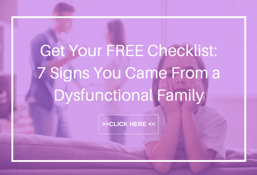 7 Signs You Came From a Dysfunctional Family Checklist Banner