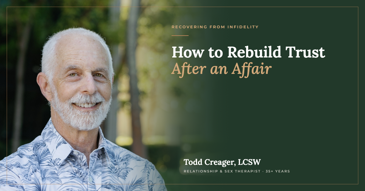 How to Rebuild Trust After an Affair