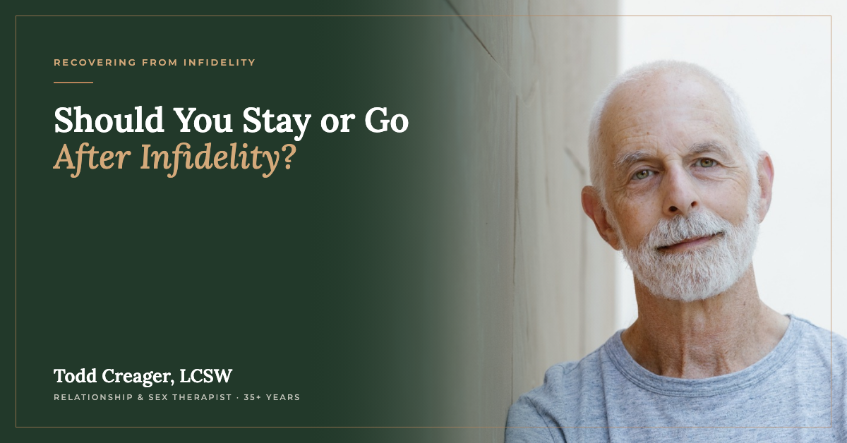 Should You Stay or Go After Infidelity?